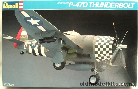 Revell 1/32 Republic P-47D-22 Razorback Thunderbolt - 82FS/78 FG (P-47), 4423 plastic model kit